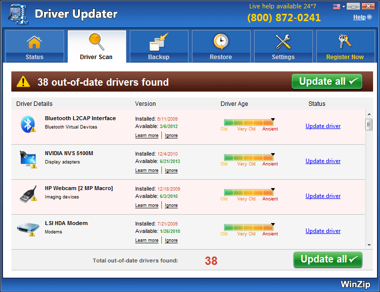 WinZip Driver Updater - Update All Outdated Drivers - Softlay