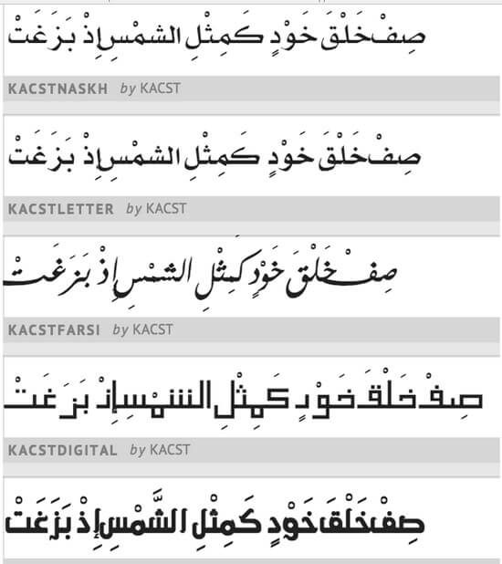 Arabic Fonts For Picsart