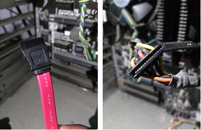 SATA cable for internal hard disk + Internal Hard disk Connectino cable